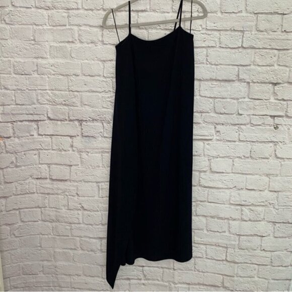 Helmut Lang Navy Side Drape Midi Tank Dress - XS - Picture 3 of 12
